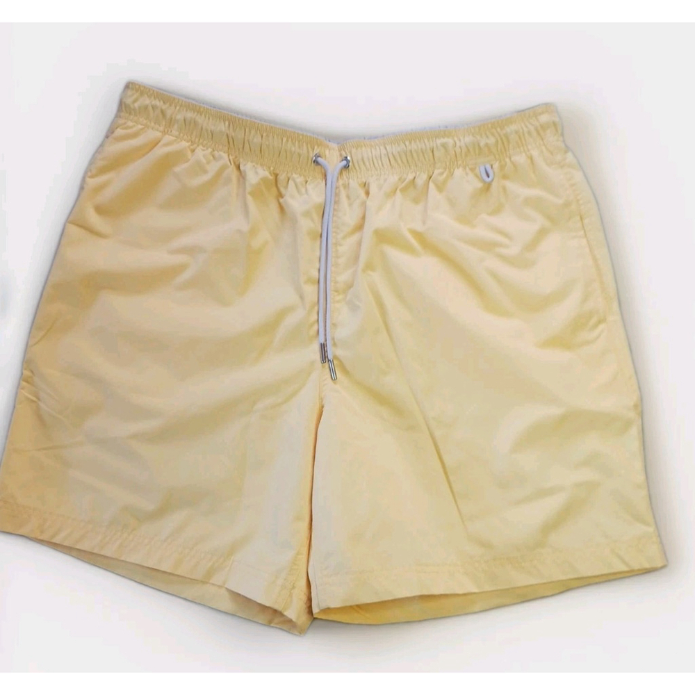 Lands' End Men's Swim Shorts Large Yellow